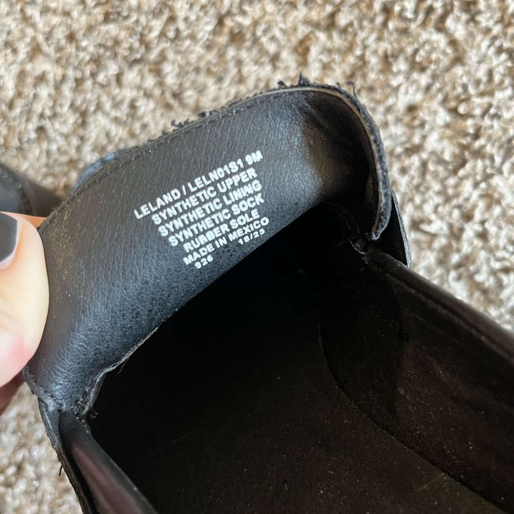 Steve Madden Black Loafers 9 - Picture 5 of 5
